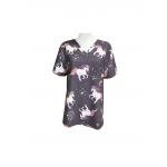 155 GSM Nurses Scrub Uniform 93% Polyester 7% Spandex Printting for sale