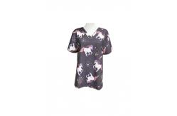 China 155 GSM Nurses Scrub Uniform 93% Polyester 7% Spandex Printting supplier