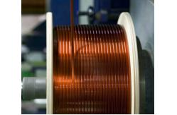 China Nature Rectangular Copper Enamelled Winding Wire Class 180 220 Self Bonding supplier