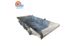China 2M3-12M3 Metal Skip Bin Trash Skip Container Construction Garbage Bin supplier