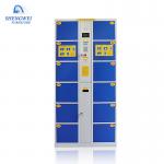 Supermarket 12 Doors  Fingerprint Lock Bar Code Electronic Storage Locker for sale