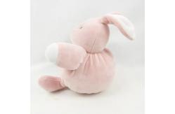 China Kids Playing Creative Custom Plush Rabbit Gifts Super Soft Fat Animal Stuffed Pink Bunny Toy supplier