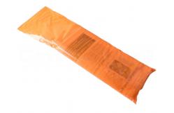 China Biodegradable 50 micron Plastic Newspaper Bags With Cardboard Header supplier