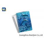 Eco Friendly Paper 3D Lenticular Notebook Ocean / Animal Pattern With Spiral
