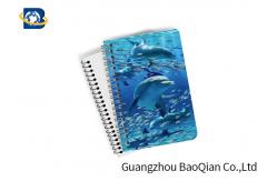 China Eco Friendly Paper 3D Lenticular Notebook Ocean / Animal Pattern With Spiral supplier