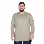 Men Cotton FR Buttonless Henley Shirt Long Sleeve for sale