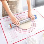 No Deformation Non Slip Silicone Baking Mat 60x40cm With Measurement