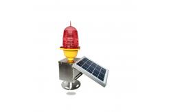 China FAA L864 Single Portable Solar Aviation Obstruction Light Wind Turbine Flying Warning supplier