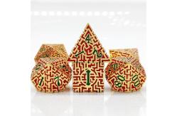 China Solid Maze Multi -Faceted Metal Dice DND#RPG Dungeon And Long Crusu supplier