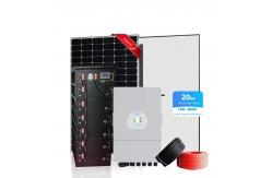 China 3 Phase Home Solar Power System 20KW 25KW With 48VDC LifePo4 Lithium Battery supplier