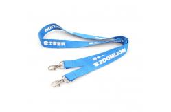 China Custom Polyester Screen Printed Lanyards Neck Strap Safety Breakaway supplier