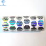 Glossy Vinyl Custom Sticky Labels Gold Foil Thank You Circle Stickers for sale