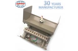 China 10 Pairs Metal Distribution Box With Earthing System with LSA Profile Module supplier