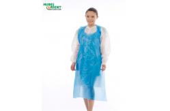China Odorless Non Irritating Disposable PE Apron Without Sleeves supplier
