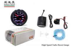 China 52mm Turbo Boost Gauge / Blue Boost Gauge PSI Unit DO6341 Alumimum Material supplier