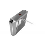 1.2mm  SS304 Ticket Tripod Turnstile Gate 0.2S Self Resetting Dry Contact