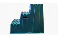 China Polyethylene Heavy Duty Industrial Plastic Single Step Stool Safety Non Slip supplier
