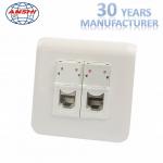 PC 2 Port 86 Type Network Ethernet Wall Plates for sale