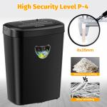 CD228P-12 Large 12 Sheets Business Paper Shredder Commercial Shredding Machines 25L for sale