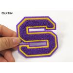 Double Felt Alphabet Letters Chenille Style Patches And Iron - On Backing for sale