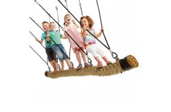 China Combination Swing Outdoor Rope Bridge 120mm For Playground Equipment supplier