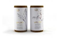China Hot Stamping Paper Tube Packaging Matte Lamination For Cosmetic Packaging supplier