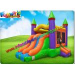 Outdoor Moonwalk Bouncer Slide Strong PVC Tarpaulin Combo For Kids for sale