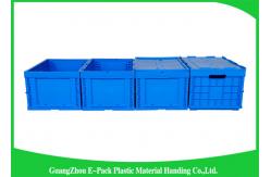 China Solid Collapsible Storage Crate Moving Storage , Foldable Plastic Box Eco-Friendly supplier