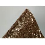 Hunky Textile Chunky Glitter Fabric Roll Wall Coverings Champagne Color for sale