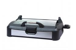 China Black Small Table Grill Griddle , Electric BBQ Grill For Home Appliance supplier