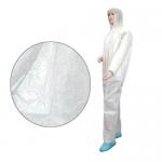 Type 5 6 Disposable Protective Coverall With Hood Microporous for sale