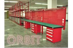China Heavy Duty Industrial Workbenches With Wood / Composite Board Bench Top supplier