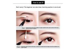 China Double Head Eyeliner Pencil Packaging E-040 Water Resistant With Oem Service supplier