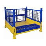 Gas Storage Steel Stillage Pallet Cage Powder Coated Finish for Warehouse for sale