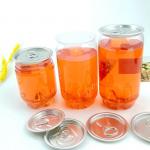 206# 57mm Disposable Plastic Beverage Cans For Juice for sale