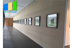 China Showroom Sound Proof Folding Movable Partition Walls Malaysia Project supplier