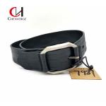 OEM Retro Style Braided Leather Belt With Metal Buckle Width 38mm for sale
