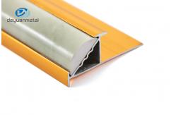 China Round Aluminium Corner Profiles Anodized Surface with PVC marbling supplier