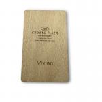 Compostable Wooden Custom NFC Business Cards Waterproof High Durability for sale