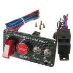 Light Weight Electric Racing Auto Switch Panel Kit  / 12v Ignition Switch