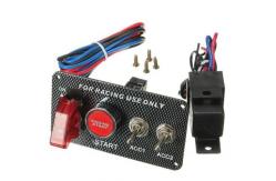 China Light Weight Electric Racing Auto Switch Panel Kit  / 12v Ignition Switch supplier