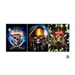 Flip Lenticular 3D Posters With Skull Designs / Lenticular Photo Printing for sale