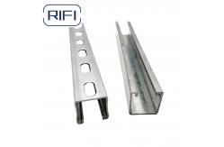 China Plain Strut Channel And Fittings Unistrut C Channel Slotted Channel Metal Strut supplier