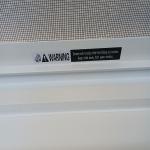 Lifting Victorian Sash UPVC Double Hung Window With Grill