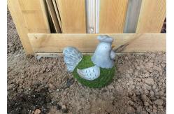 China Chicken Duck Pottery Garden Ornaments Handmade Ceramic Garden Decorations supplier