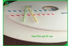 China FDA 60g 80g 120g Printed Drinking Straw Packing Paper with Food Grade Ink supplier