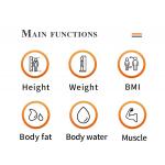 Bmi Coin Operated Height And Weight Scales Body Fat Analyzer Machine 240V