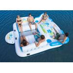 Large Inflatable Floating Island , Inflatable Lounge Water Floating Games For Leisure