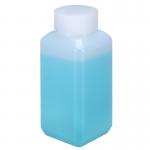 Small Neck Square HDPE Chemical Liquid Sample Reagent Thickened Sealed Plastic Bottle for sale