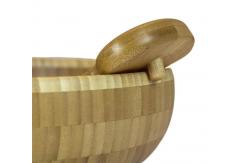 China Bamboo Salad Hand Bamboo Salad Server Set for wholesale and high quality supplier